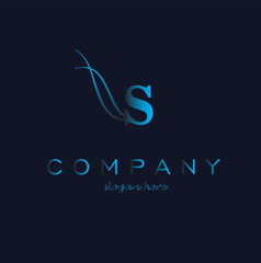Fototapeta premium s Letter Logo Design.Sign.Symbol.Typography