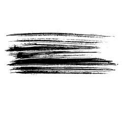 Ink vector brush strokes. Vector illustration. Grunge hand drawn watercolor texture.