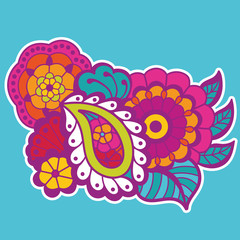 Mehndi design. Patterns.