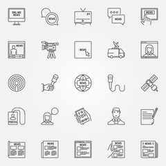 News icons set