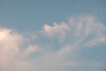 Naklejka na ściany i meble Cloud in the sky on summer