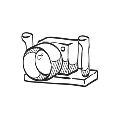 Sketch icon - Underwater camera