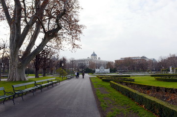 The Volksgarten is the oldest of the many parks of Vienna.