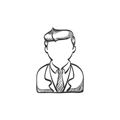 Sketch icon - Businessman