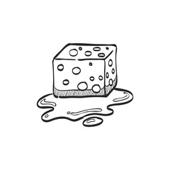 Sketch icon - Sponge cleaning