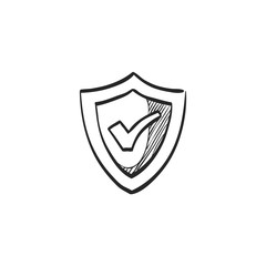 Sketch icon - Shield check