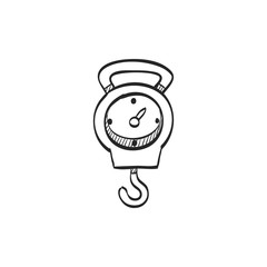 Sketch icon - Fishing scale