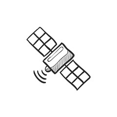 Sketch icon - Satellite receiver