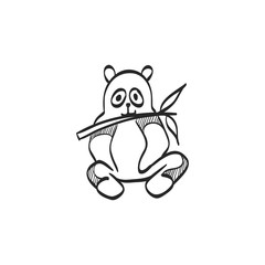 Sketch icon - Panda