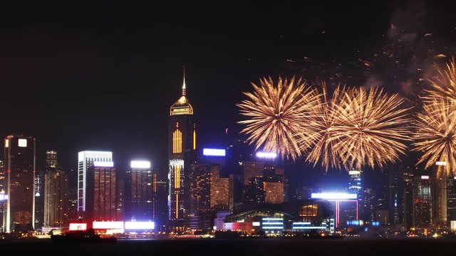 Fireworks Displays in Hong Kong