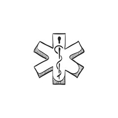 Sketch icon - Medical symbol