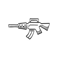 Sketch icon - Vintage Firearm