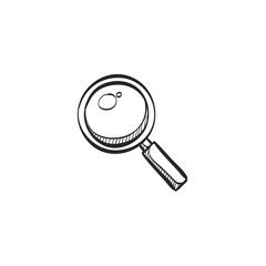 Sketch icon - Magnifier
