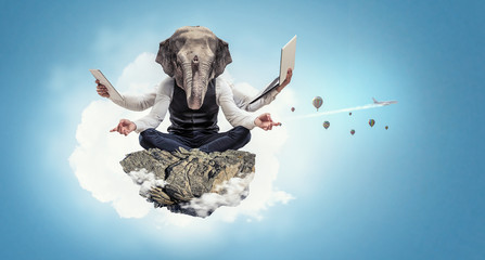 Animal businessman diplomat