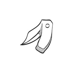 Sketch icon - Knife
