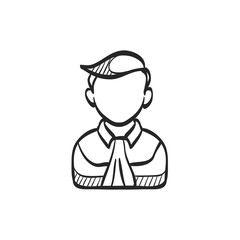 Sketch icon - Judge avatar