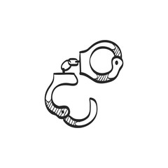 Sketch icon - Handcuff