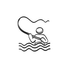 Sketch icon - Fishing