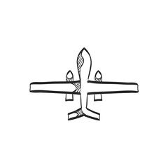 Sketch icon - Unmanned aerial vehicle