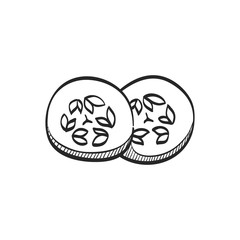 Sketch icon - Cucumber