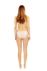 Back view of a female body