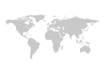 Fototapeta na wymiar World map vector