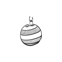 Sketch icon - Christmas ball