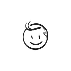 Sketch icon - Newborn baby
