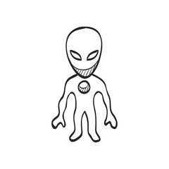 Sketch icon - Alien