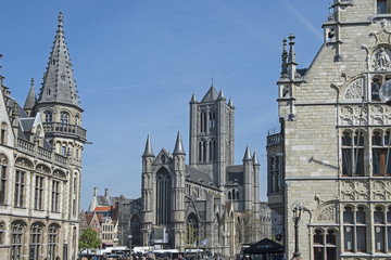 Sankt Nikolauskirche (Sint Niklaas) in Gent, Belgien