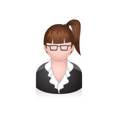 People Avatar Icons - Business woman