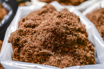 Tabacco for sale in local market in Georgia, Europe.