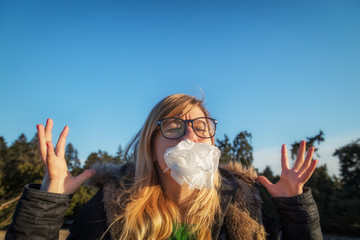 Seasonal allergies and health problems / issues.