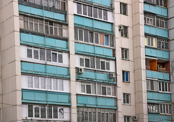 Fototapeta premium Windows and balconies