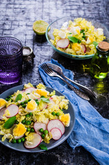 Salad from raw vegetables