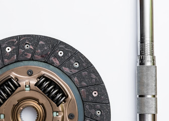 auto parts disc clutch and a torque wrench