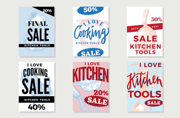 Kitchen Utensils Promotional Posters