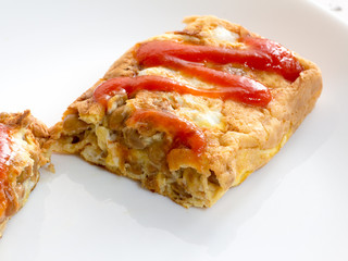 Japanese cuisine, fermented soybeans omlette