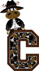 C is for Cow Cowboy 