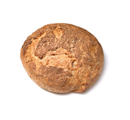 Bread on white background
