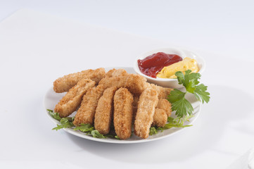 breaded fish fingers