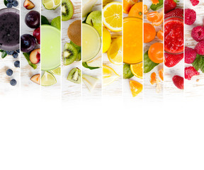 Fototapety  Fruit Mix Stripes
