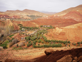 Dades gorge in the morning