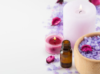 Obraz na płótnie Canvas Essential oil for aromatherapy. Spa concept