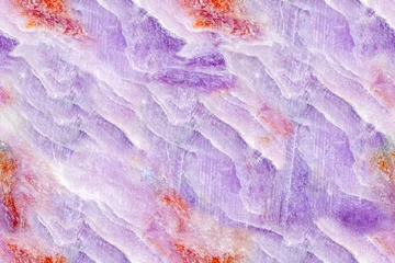 Photo sur Plexiglas Violet pâle fond transparent de pierre de charoite marron et lilas
