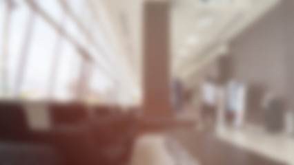 Abstract blur medical clinic and hospital interior for background