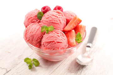 strawberry ice cream