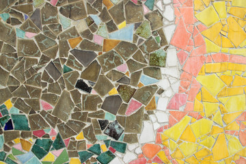 Fototapeta premium colorful brick wall background