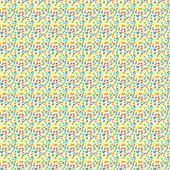 Seamless vector pattern with colored oval on a pastel background. geometry design.