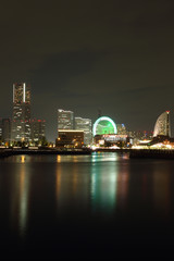 Japan skyline at Yokohama city